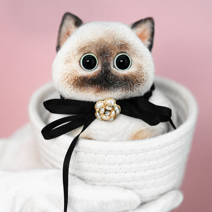 Siamese Cat Handmade Squishy Toy