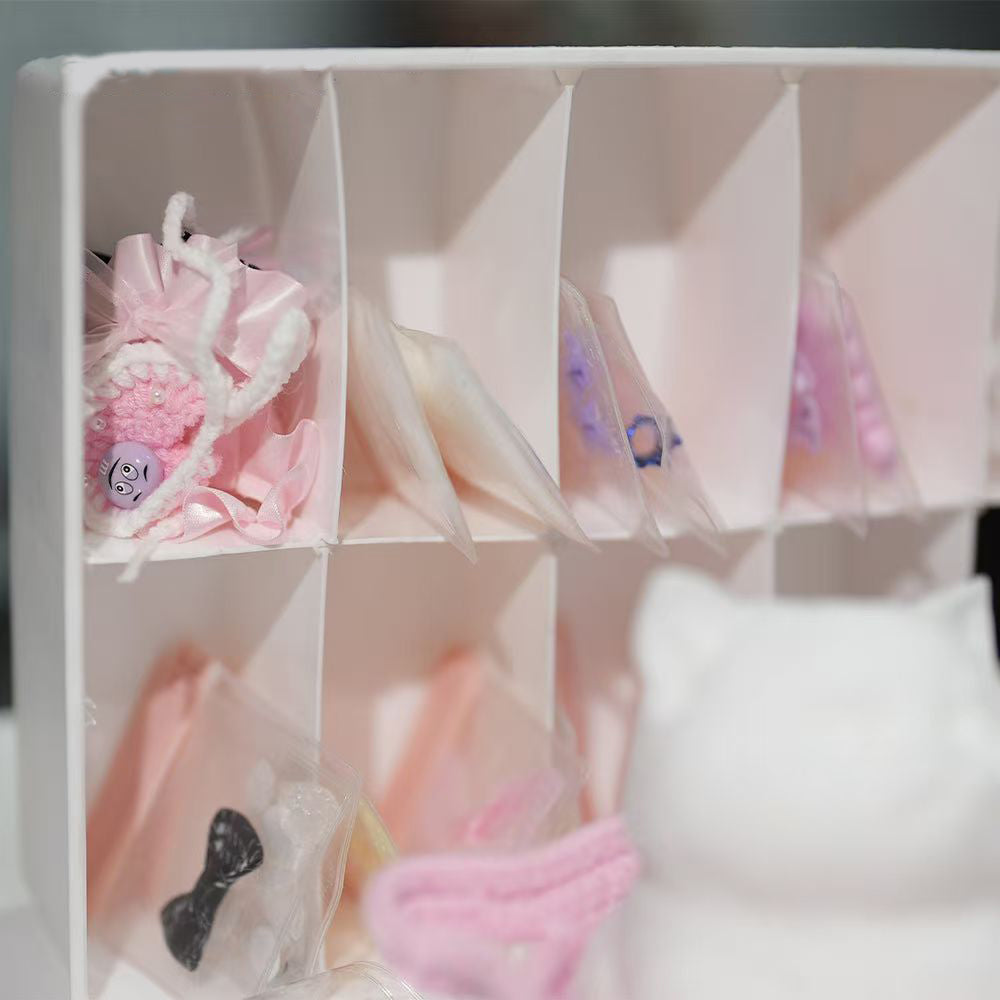 Soft and Cute Fat Cat DIY Kit (Including 48 items)