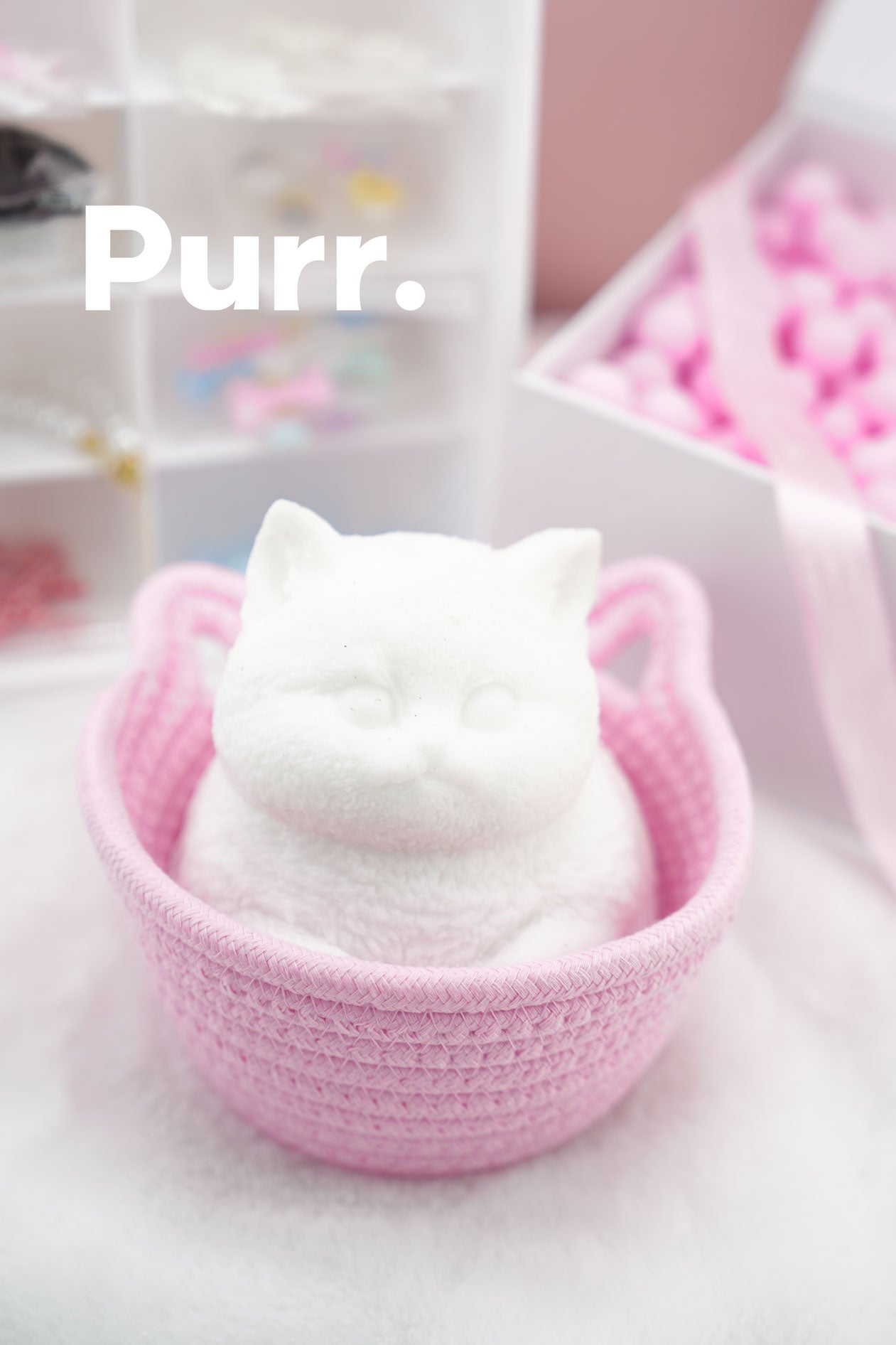 C01:Soft and Cute Fat Cat DIY Kit (Including 48 items)
