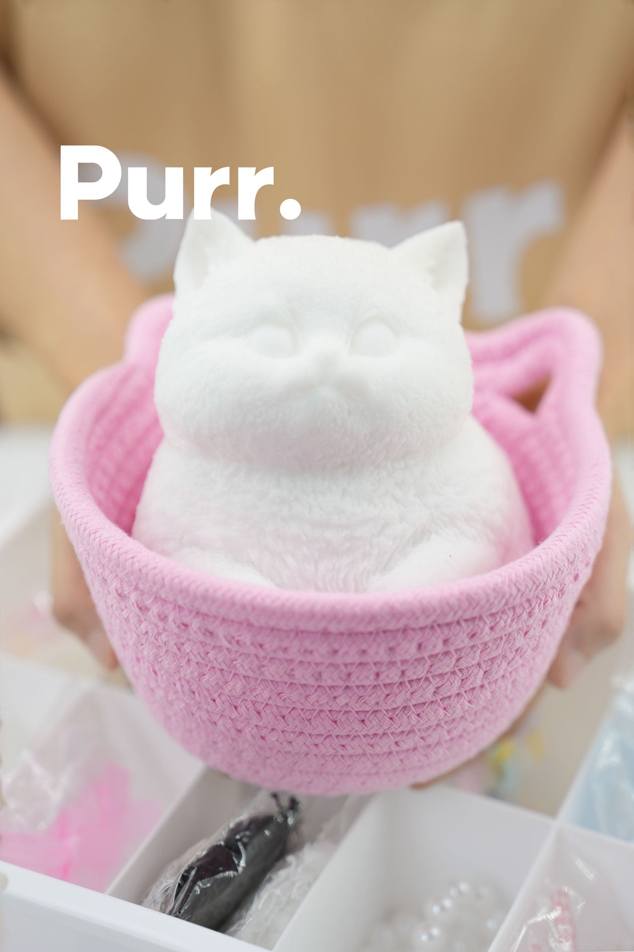 C01:Soft and Cute Fat Cat DIY Kit (Including 48 items)