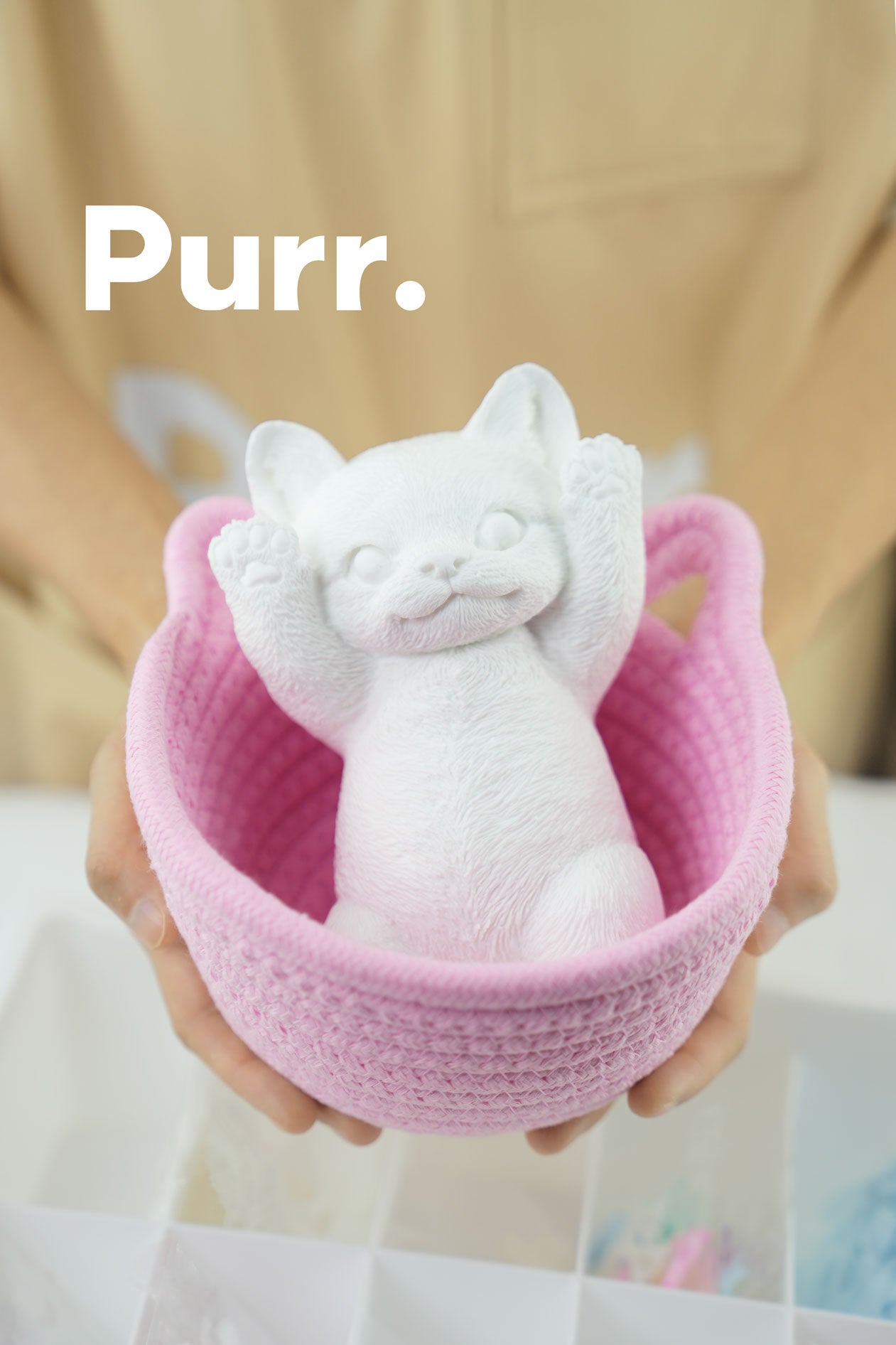 Soft and Cute Slim Cat DIY Kit (Including 48 items)