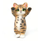 Yellow Tabby Cat Handmade Squishy Toy