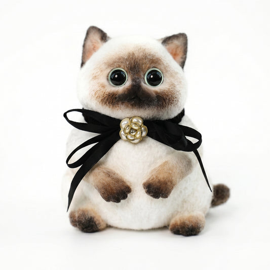 Siamese Cat Handmade Squishy Toy