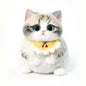 Cute plush ragdoll kitten with big eyes and soft fur