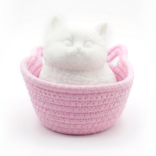 C01:Soft and Cute Fat Cat DIY Kit (Including 48 items)