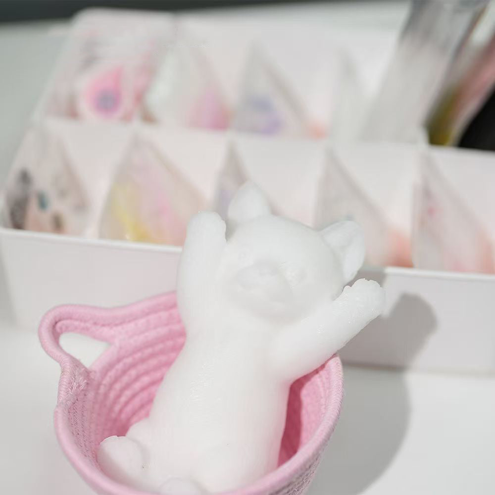 Soft and Cute Slim Cat DIY Kit (Including 48 items)